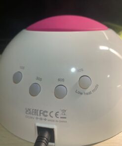 SUNUV SUN2C 48W UV Light for Nails, UV LED Nail Lamp with 4 Timer Settings, User-Friendly LED Nail Light Compatible with All Gel Types, Quick Drying Nail Dryer Pink 33 51Ayjyo0loL