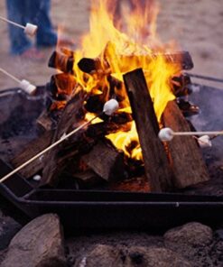 MalloMe Bamboo Skewers 30 Inch 100 pcs Marshmallow Roasting Sticks - 5mm Thick Long Wooden Heavy Duty - Hot Dog Smores Apple Candy Sticks Shish Wood Kabob Skewers for Grilling Fire Pit BBQ Appetizers 29 51B8vaHlggL