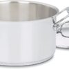 Cuisinart 744-24 Chef's Classic Stainless Stockpot with Cover, 6-Quart,Silver 56 51BU10inJpL