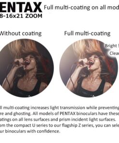 Pentax UP 8-16x21 Black Binoculars (Black) Fully-multi coating Zoom Tripod socket provide 20 51BU8cnwWJL