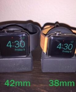Orzly Charging & Display Stand Designed for ALL series of Apple Watch SE & ALL screen sizes CompactStand BLACK 59 51BX4PgCaKL