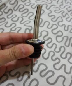 JBtek (12 Pack Stainless Steel Classic Bottle Pourers w/Tapered Spout 30 51BZgF93bVL