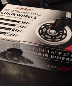 Office Chair Wheels Replacement Set 10mm (3/8" x 7/8") Stem - Fits IKEA Chairs ONLY - Soft Desk Chair Casters for Wood Floors & Carpet - Heavy Duty & Safe for All Floors Without Any Chair Mats 2. IKEA stem - for IKEA chairs ONLY 33 51BcCR1XZcL 2