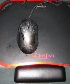 3M Gel Wrist Rest for Mouse, Soothing Gel Comfort with Durable, Easy to Clean Leatherette Cover, Antimicrobial Product Protection, 6.9", Black (WR305LE) 31 51BdTULYhL