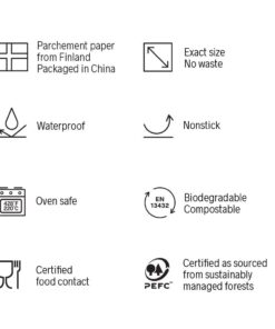 Kana Premium Perforated Parchment Air Fryer Paper Liners - 100 Eco-Friendly Pack - For Bamboo Steamer, Steaming Basket, Rice, Dim Sum (9 inch) 9 Inch 10 51BdiCCePmL