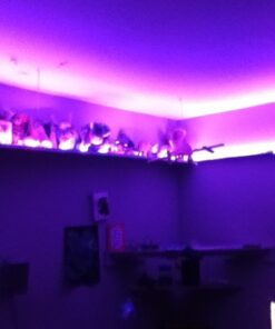 LEDwholesalers 12-Volt 16.4-ft RGB Color-Changing Kit with Controller and IR Remote, Power Supply, and LED Strip in White PCB, 2034RGB-R2+3369+3208 64 51BeA6GGwBL