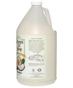 NutriBiotic – Pure Coconut Oil Soap, Unscented, 1 Gallon | Certified Organic, Unrefined, Biodegradable, Vegan & Made without GMOs, Gluten, Parabens Or Sulfates | Rich, Cleansing Lather 128 Fl Oz (Pack of 1) 7 51Bj0DF0K5S