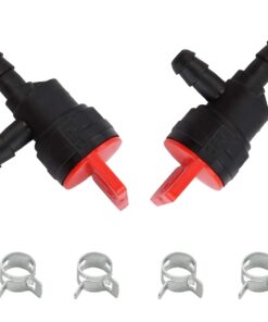 HIPA (Pack of 2) 1/4" 90 Degree Fuel Shut Off Valve for 698181 494539 697944 Tecumseh 35857 15 51BoG3sfszL