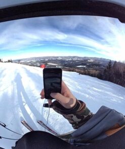 OutdoorMaster Ski Goggles PRO - Frameless, Interchangeable Lens 100% UV400 Protection Snow Goggles for Men & Women A0-blackframe Revosilverlens Vlt10% 31 51Bp9wJLwQL