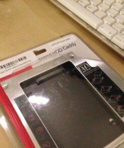 ZXUY Hard Drive SATA 2nd HDD Caddy Tray for Unibody 9.5mm Laptop CD/DVD-ROM Drive Slot (Replacement Only for SSD and HDD) 53 51Br9YDctvL