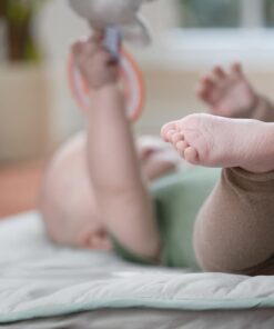 Ingenuity Cozy Spot Reversible Duvet Activity Gym & Play Mat with Wooden Bar - Loamy, Ages Newborn + 43 51By4ffxHiL