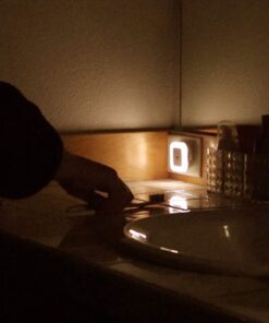 SYCEES Plug-in LED Night Light with Dusk to Dawn Sensor for Hallway, Stairs, Bathroom, Kitchen, Bedroom, Nursery, Kids Room, Warm White, Pack of 6 6-Pack, Warm White 32 51C7BgnmoKL