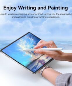 Hastraith Wireless Charging Stylus Pen for iPad, Smart iPad Pencil 2nd Generation with Palm Rejection Tilt Function for Apple iPad Pro 12.9 Inch 3/4/5/6, Pro 11 Inch 1/2/3/4, Air 4/5, Mini 6th Gen 35 51C7mzmq9JL