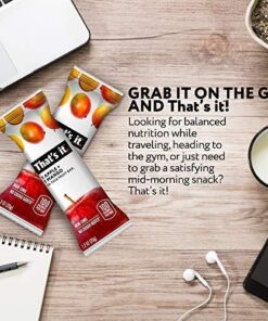 That's it. Variety Pack 100% Natural Real Fruit Bar, Best High Fiber Vegan, Gluten Free Healthy Snack, Paleo for Children & Adults, Non GMO No Added Sugar, No Preservatives Energy Food (12 Pack) 12 Count (Pack of 1) 16 51C8wlxrM8L