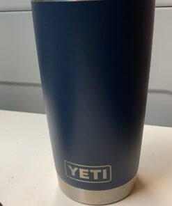 YETI Rambler 20 oz Stainless Steel Vacuum Insulated Tumbler w/MagSlider Lid Navy 1 Count (Pack of 1) 32 51CArlq5z L