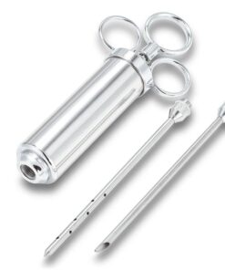 Alternative view of Quick Grill 2 Oz Stainless Steel Deluxe Seasoning & Marinade Injector with 2 Gourmet Marinade Needles. Must Have BBQ Accessory - Great for Turkey, Chicken, Brisket, Roasts and Pork