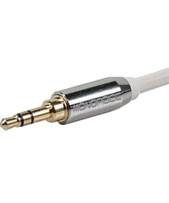 Monoprice Audio Cable - 10 Feet - White | Stereo Male to RCA Stereo Male Gold Plated Cable for Mobile 5 51CFxL2kZjL