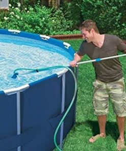 Perfect Pools Pool Spa Jacuzzi Pond Mini Jet Vac Vacuum Cleaner w/ Brush, Bag, and 4' Pole 32 51CG Nm EJL