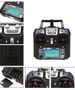 GoolRC Flysky FS-i6 AFHDS 2A 2.4GHz 6CH Radio System Transmitter for RC Helicopter Glider with FS-iA6 Receiver Mode 2 20 51CHxwXcfL