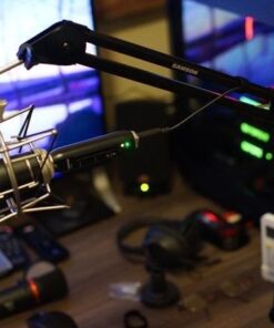 Samson MBA28 28” Broadcasting Microphone Boom Arm for Podcasting and Streaming,Black 28" 52 51CK2Siq7L