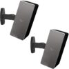 ECHOGEAR Speaker Wall & Ceiling Mount Pair - Universal Design Works with Vizio, Sony, & More - Tilt & Swivel Without Tools for Surround Sound - Easy to Install Indoors & Outdoors 89 51CM8WFAVHL