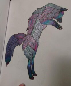 Fox Coloring Book: An Adult Coloring Book of 40 Stress Relief Fox Designs to Help You Relax and Unwind (Animal Coloring Books) 15 51CRZVqY8aL