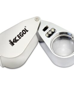 iKKEGOL 40X 25mm All Metal Magnifier Jeweler LED UV Lens Jewelery Loupe Magnifier (LED Currency Detecting/Jewelry Identifying Type) 11 51CRy6ednQL