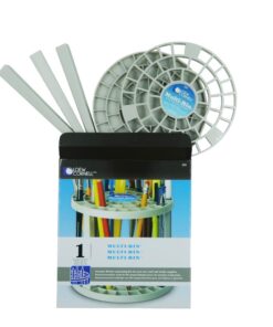 Loew-Cornell 390 Multi Bin Brush Organizer, 49 Hole 30 51CaEIvWGSL