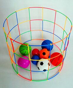 RAINBOW TOYFROG Building Straws and Connectors - STEM Blocks Construction Toys for Boys & Girls - 300 Pcs Straw Building Set - Engineering Connector Blocks for Kids 30 51CiwrlOyDL