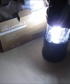 Etekcity Lantern Camping Essentials Lights, Led Lantern for Power Outages, Tent Lights for Emergency, Hurricane, Battery Powered Flashlight, Survival Kits, Operated Lamp, 2 Pack, Black 44 51CmRrBP L