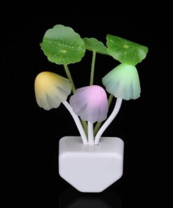 Rienar Sensor Led Night Light, Color Changing Plug-in LED Mushroom Dream Bed Lamp 37 51Cn5IPSGTL
