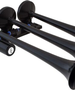 Alternative view of Vixen Horns Train Horn Kit for Trucks/Car/Semi. Complete Onboard System- 200psi Air Compressor, 2.5 Gallon Tank, 3 Trumpets. Super Loud dB. Fits Vehicles like Pickup/Jeep/RV/SUV 12v VXO8325/3118B
