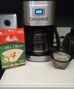 Cuisinart Coffee Maker, 14-Cup Glass Carafe, Fully Automatic for Brew Strength Control & 1-4 Cup Setting, Stainless Steel, DCC-3200P1 Standard Packaging 46 51CruItAMTL