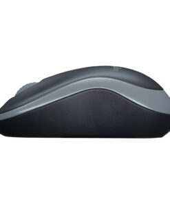 Logitech M185 Wireless Mouse, 2.4GHz with USB Mini Receiver, 12-Month Battery Life, 1000 DPI Optical Tracking, Ambidextrous, Compatible with PC, Mac, Laptop - Black USB Receiver 18 51CxOOm ysL