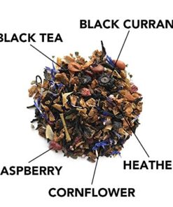 TRANKEBAR Heather & Forest Fruit Herbal Black Tea Infusion (15 Sachets) - Specialty Indian Tea with Heather, Raspberry, Cornflower, & Black Currant 15 Count (Pack of 1) 15 51D fxF4tsS