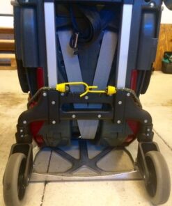 Magna Cart Personal 150 Pound Capacity Aluminum Folding Hand Truck with Telescopic Handle and Foldable Wheels for Industrial, Black and Red Black/Red 52 51D5IyvxUVL