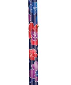NOVA Sugarcane, Walking Cane with Quad Tip and Carrying Strap, Stand Alone Cane, Maui Flowers Design 11 51DFQ0BXHtL