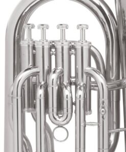 Mendini by CECILIO MEP-N Nickel Plated B Flat Euphonium with Stainless Steel Pistons 16 51DG1aVUorL