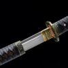Handmade Real Full Tang Chinese Ruyi Taichi Sword Pattern Steel with Ebony Blackwood Sheath (Yellow-Taichi) 37 51DGX9NMHiL