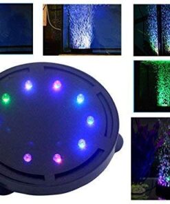 LONDAFISH Aquarium Bubble Light Aquarium Air Stone LED Light Air Pump Bubble Stone Lamp 17 51DNGk55yGL