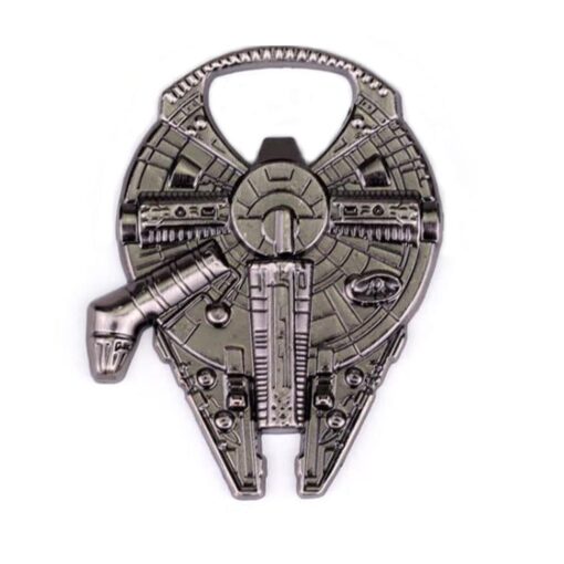 Star Wars Millenium Falcon Metal Bottle Opener Zinc Alloy - Non-magnetic Opener 2.4" Version