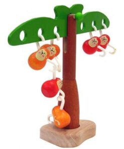 PlanToys Wooden Balancing Monkeys Children's Toy (5349) | Sustainably Made from Rubberwood and Non-Toxic Paints and Dyes 6 51DeM1gv3jL