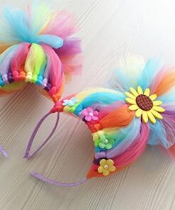 Charmed Rainbow Color Tulle Assortment, 6 inch by 25 Yard Spool (8 Pack) 20 51Deq8O0iKL