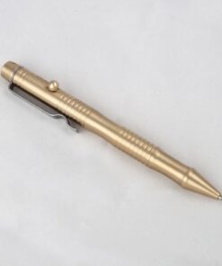 ILEAF Ballpoint Pen Solid Brass EDC Pen, Portable Delicate Signature Pen with Pencil Case and 2 Extra Black Ink Refills 16 51DhE6uMoIL