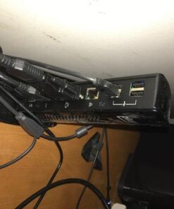 Plugable Universal Laptop Docking Station Dual Monitor for Windows and Mac, DisplayLink USB 3.0 or USB C Dock, (Dual Video: HDMI and HDMI/DVI/VGA, Gigabit Ethernet, Audio, 6 USB Ports) 41 51DjF47wHkL