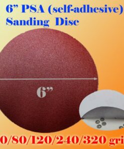 30x 6" PSA Self Adhesive 60/120/240 Grit Sanding Disc Stick on Sandpaper Peel Air Sander Orbit 3 51DwrbOSO L
