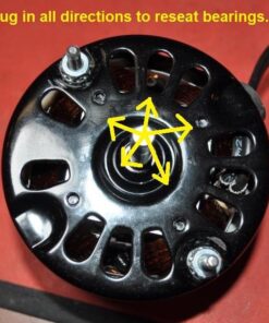 PACKARD 3.3 Inch Diameter Vent Fan Motor Direct Replacement For Nutone / Broan 26 51E68WmferL