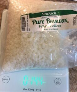 Stakich Pure White Beeswax Pellets, All Natural, Cosmetic Grade, Premium Quality (1 Pound) 16 OZ 21 51E9VfFSH2L