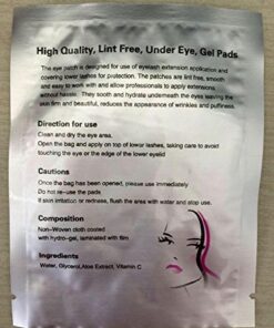 VOE Eyelash Pad Gel Patch Lint Free Lashes Extension Eye Mask Tools (100 pairs) 100 pairs 8 51EB9Ldr yL