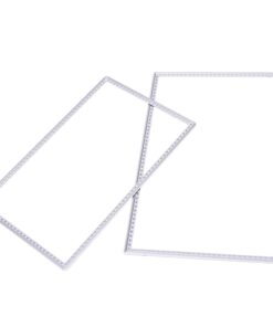 Buytra 8 Pieces Die Cuts Metal Cutting Dies Stencil for Card Making Scrapbooking Album Paper DIY Crafts, Rectangle Shape 17 51EBdGGWP1L
